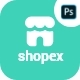 Shopex – eCommerce Mobile App UI Template - GraphicRiver Item for Sale