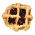 Waffle with raisins isolated on white background - PhotoDune Item for Sale