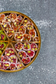 Delicious assortment of Turkish delight, top view closeup in a vertical format - PhotoDune Item for Sale
