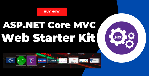 Dashboard Template | ASP.NET Core MVC Web Starter Kit