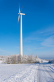 Wind Turbine in a Winter Landscape - PhotoDune Item for Sale