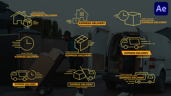 Delivery Titles | After Effect alt