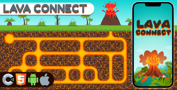 Premium Game - Lava Connect Pipe Game - HTML5,Construct3