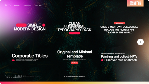 Minimal Flat Titles alt