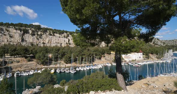 the Port Miou creek, Cassis, Provence, France