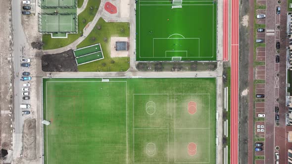 Zeeburg Skate Park and Sports Field Playground for Children in Amsterdam Zeeburgereiland and Nieuwe