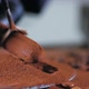 Closeup of Chef is Making Chocolate Desserts - VideoHive Item for Sale