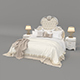 European Style Bed Set 19 - 3DOcean Item for Sale