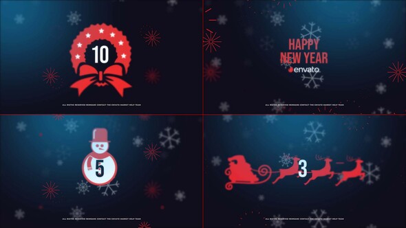 new year countdown after effects free download