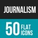 Journalism Flat Multicolor Icons - GraphicRiver Item for Sale