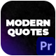 24 Modern Quotes Titles - VideoHive Item for Sale