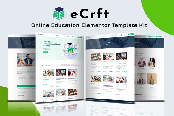 eCrft – Online Education Elementor Kit