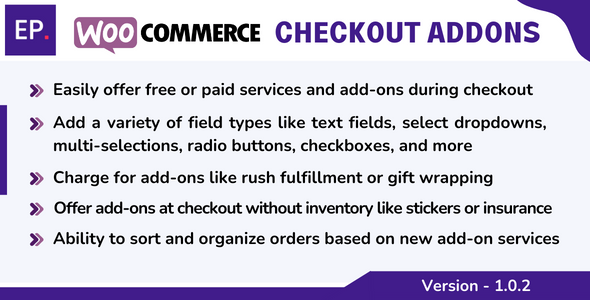 Woocommerce Checkout Addons Plugin (Add Extra Fields to Checkout Page)