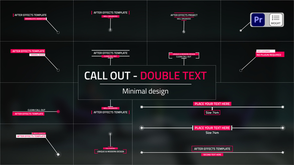 Double Text Call - Outs | MOGRTs