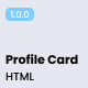 Simple Profile Card - CodeCanyon Item for Sale