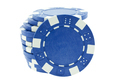 blue poker chips isolated - PhotoDune Item for Sale