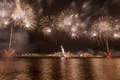Fireworks in Abu Dhabi celebrating New Year Eve - PhotoDune Item for Sale