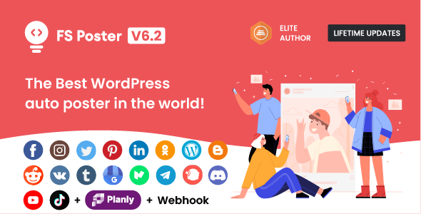 FS Poster - Póster y programador automático social de WordPress