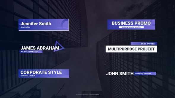 Lower Thirds: Business (FCPX) alt