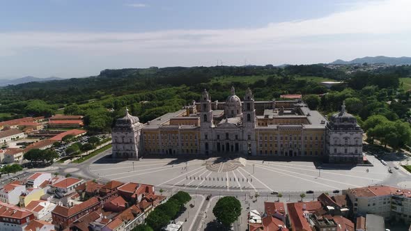 Convent of Mafra Aerial View