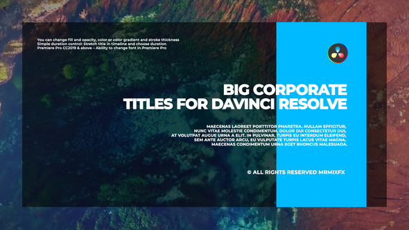 Big Titles I DaVinci Resolve