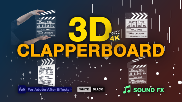 Clapperboard | 3D