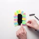 Timelapse of a man sticking post it notes to a phone - VideoHive Item for Sale