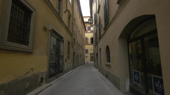 Old buildings on a narrow street