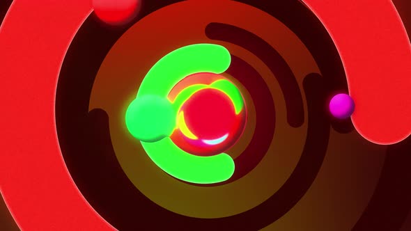 Dynamic Abstract Fun Radial Background Colorfull