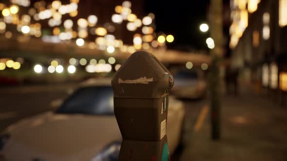 Beautiful Hyperlapse Timelapse of Night Miami City Traffic alt