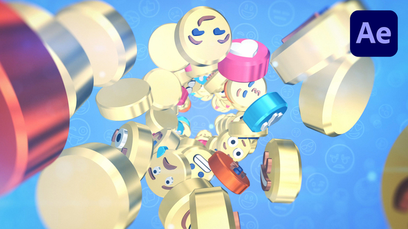 Emoji Social Media Logo Intro alt