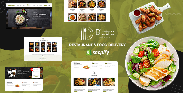 Biztro - Food Store & Delivery Shopify theme