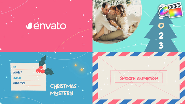 Christmas And New Year Greeting Cards | FCPX alt