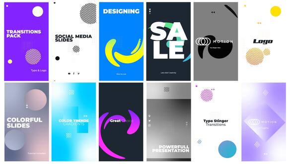 Vertical Stinger Transitions Pack alt