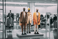 Mannequins Dressed In Men male Casual Clothes And coat jackets Clothes In Store Of Shopping Center - PhotoDune Item for Sale