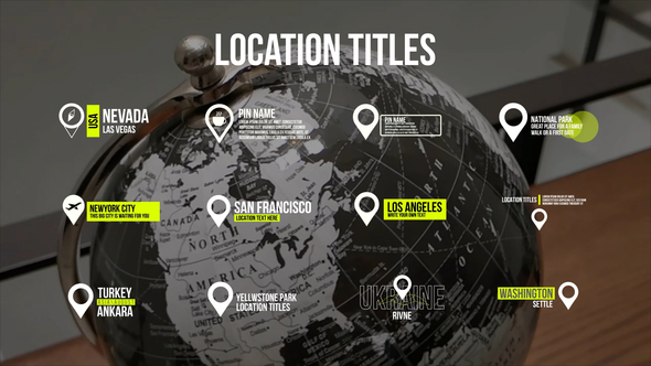 Location Titles 1.0 | After Effects