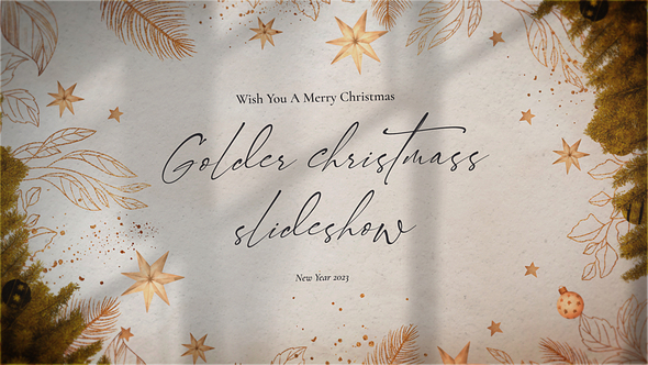 Golden Christmas Slideshow