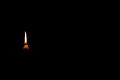 Burning candle seen in dark - PhotoDune Item for Sale