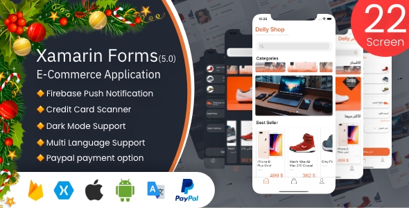 DellyShop E-Commerce App | Xamarin Forms