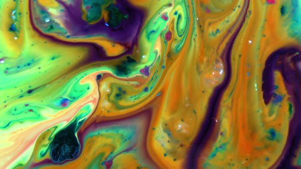 Abstract Colors And Paint Swirling Background Spread alt