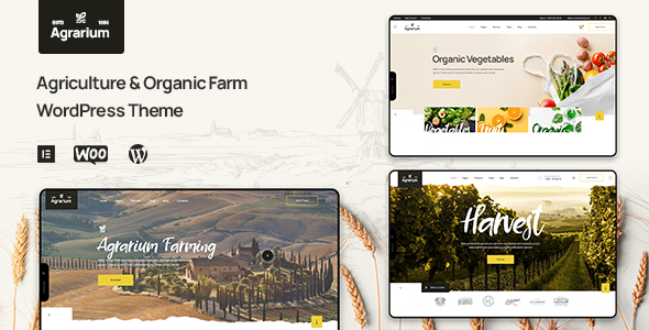 Agrarium | Agriculture & Organic Farm WordPress Theme