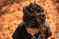 High angle shot of woman with locs hairstyle - PhotoDune Item for Sale