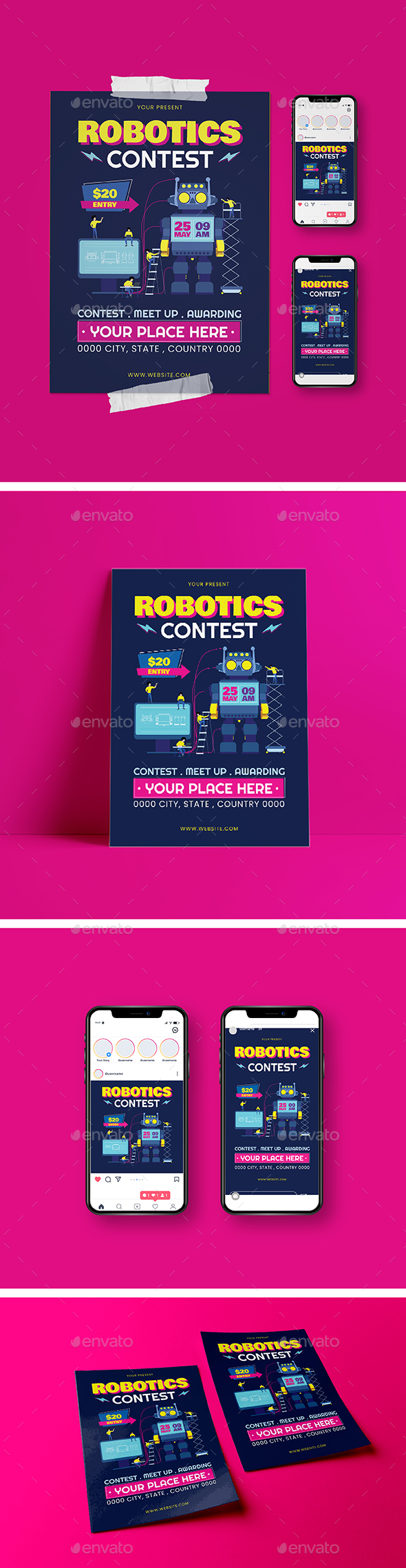 Robotic Contest Flyer