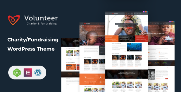 Volunteer - Charity/Fundraising WordPress Theme