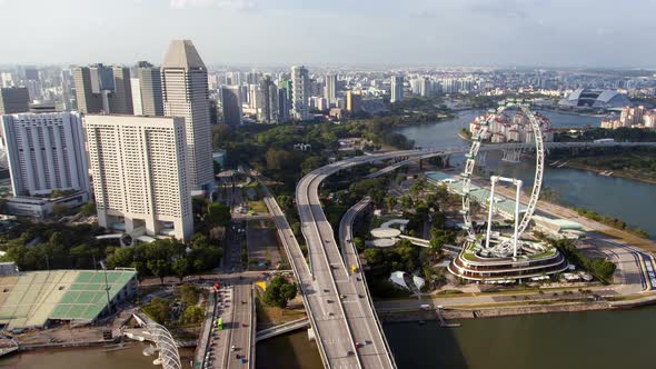 Singapore Day Street Traffic