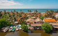 Aerial view of houses on the shoreline in Negombo - PhotoDune Item for Sale