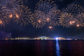 Fireworks in Abu Dhabi for celebrating New Year Eve - PhotoDune Item for Sale