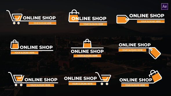 Shopping Titles After Effects alt