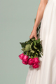 Crop bride with red roses - PhotoDune Item for Sale