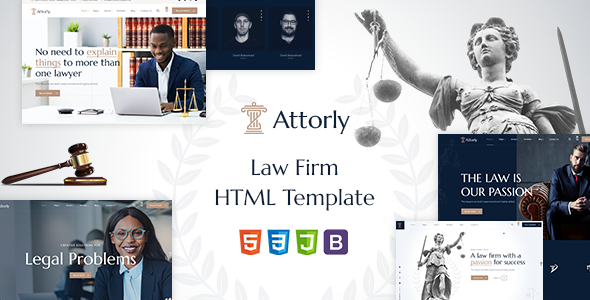 Attorly | Law Firm HTML Template